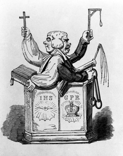 The Clerical Magistrate, 1819 by George Cruikshank